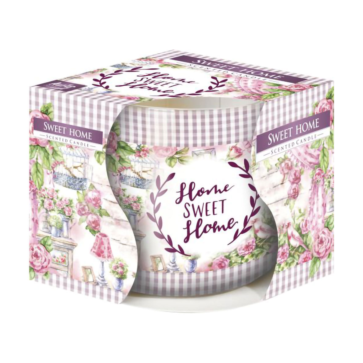 Ароматична свічка Bispol Scented Candle Sweet Home, 100 г (sn71S-11)
